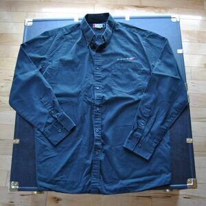 Clique Dodge Black Button Up Long Sleeve Shirt X-Large